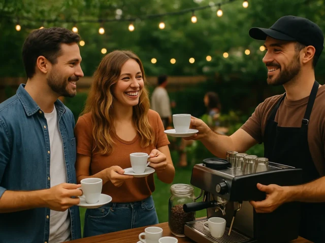 Mobile Espresso Bar Catering in Los Angeles