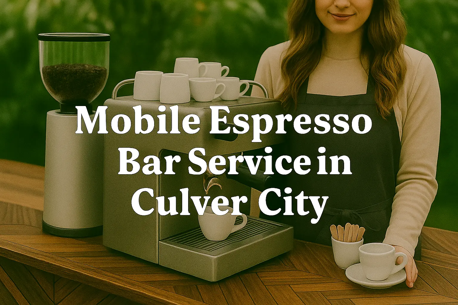 Culver City Mobile espresso bar service hangover coffee