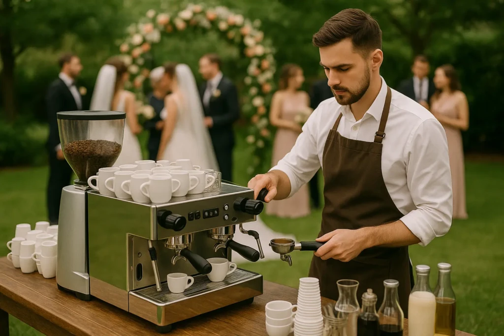 Wedding Mobile Espresso Bar in LA